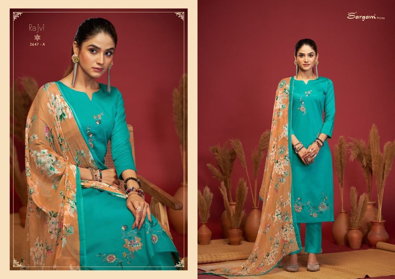Sargam by Rajvi Designer Salwar Suit Wholesale Shop In Surat
